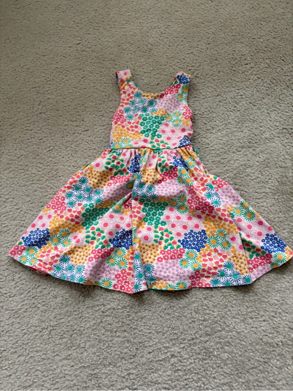 Hanna Andersson Multicolor Floral Cotton Sundress